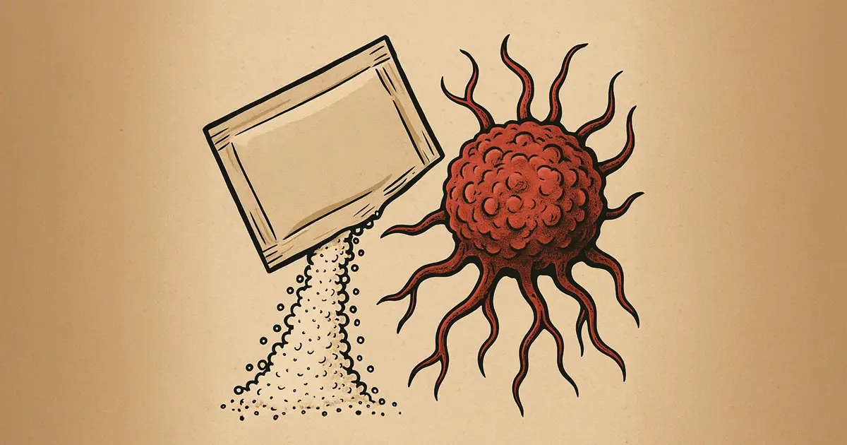 Aspartam zmienia florę jelitową i aktywuje geny odpowiedzialne za rozwój glejaka wielopostaciowego